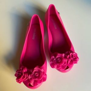 Mini Melissa / Size 1 / pink maryjane cute shoes.